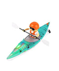 Paddling RC Kayak For Pools, Lakes, And Baths With LED Lights 2.4G RC Racing Boat Anti Capsize Design Long Battery Life