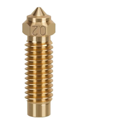 Five 0.2mm Brass Nozzles for Neptune 4 Plus and 4Max 3D Printer Pack Anti Clog Chamfer Design for Fine Detail Prints Smooth Flow Durable Upgrade Nozzle Set