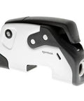 Side view of Spinlock XTR Rope Clutch, white housing with black top