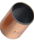 Badass Oilless Bushings With Hella Smooth Sleeve Bearings Built Different Using A Carbon Steel Base To Keep Things Running Sweet For Heavy Machinery 14X16X20mm Plain Bearings 10 Pack, copper sleeve bearing close-up.