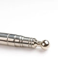 Close-up of SS58 High Power Stainless Steel Antenna Loading Coil tip for 6M to 80M Bands, 0.63 inch diameter.