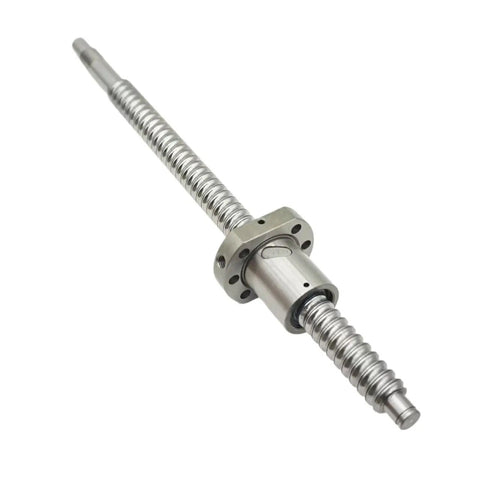 Beefy SFU2505 Ball Screw 25mm Diameter 5mm Pitch Lead Right Hand Thread With BK20 BF20 End Machined C7 Grade Flange Nut And Motion Rail 600mm