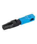 OFCN 20pcs SC UPC fiber optic quick connector, blue and black plastic housing