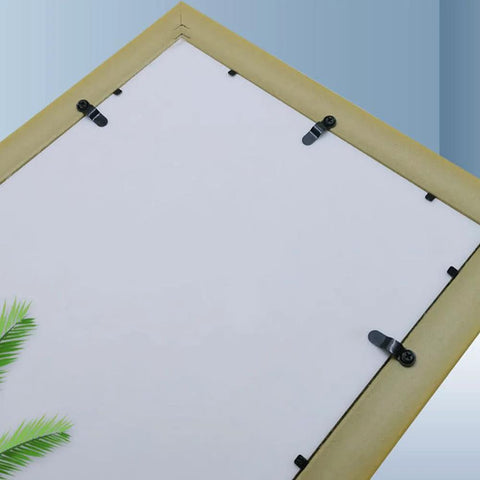100Pcs picture frame turn buttons, black metal bow-shaped fasteners with screws on frame back