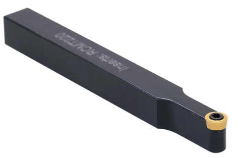 3/8 x 3-1/2 Inch SRDCN06-2J Indexable Toolholder For RCMT220 Inserts With 0 Degree Lead Angle And 7 Degree Relief, Pro Grade Durable Machining Tool For RCMT220 And RCGT220-AF Inserts, SKU 2376-0006