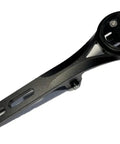 Black All In One Aero Handlebar Out Front Bike Mount For Cycling Computers And GoPro With Built In Light Attachment Top View
