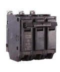 Q Line THQB32080 Three Pole 80 Amp Circuit Breaker With Bolt On Mount For 120 240 Volt Systems, front view showing labels