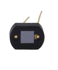 Pro Grade Photoelectric Sensor 2DU3 Visible Light Detector front view, black housing with two lead wires