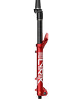 Electric red Lyrik Ultimate Fork 29 inch mountain bike 160mm travel, trail enduro beast with Charger 3.1 RC2 damping, magnesium lower