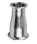 Beduan stainless steel tri-clamp reducer ferrule, 2 in to 1-1/2 in tube OD, 304 stainless