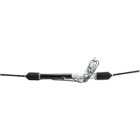 Real Deal Replacement Steering Rack Kit 2005 To 2009 Subaru Outback With Tie Rod Ends, three piece assembly with rubber boots.