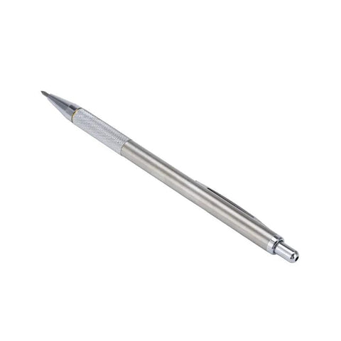 Top Shelf Diamond Tipped Engraving Pen For Glass And Metal With Killer Precision Scriber Tool in sleek silver finish.
