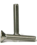 Tamper Proof Security Flat Cap Machine Screw With Pin Torx Drive T45 18-8 Stainless Steel 3/8-16 Thread 3 Inch Length