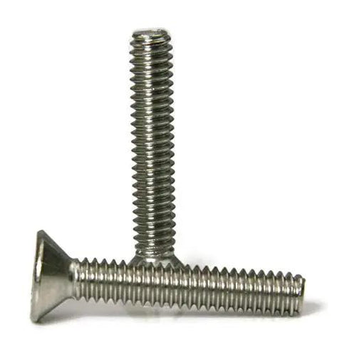 Tamper Proof Security Flat Cap Machine Screw With Pin Torx Drive T45 18-8 Stainless Steel 3/8-16 Thread 3 Inch Length