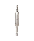 uxcell self-centering hinge tapper core drill bit, 11/64 in diameter, silver woodworking tool