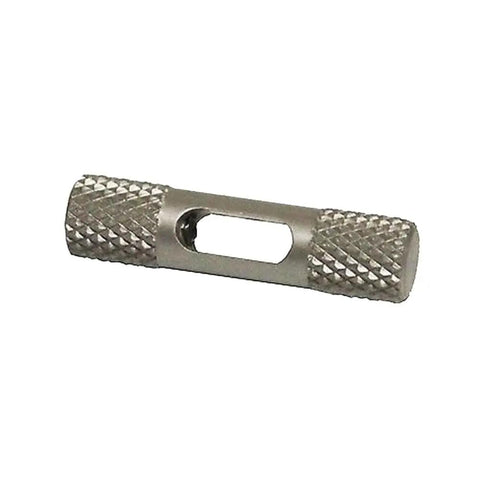 Ambidextrous Hammer Expander With Knurled Aluminum Body One Size Fits All Easy Install Lightweight Balanced Silver Finish Tool For Quick Cocking Non Slip Grip