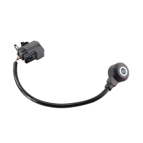 Ford Knock Sensor Wiring Harness For Fiesta Freelander Mazda 3 5 6 High Temp Durable Metal And Plastic Sensor Module LF01-18-921 1S7A-12A699-BB Beefed Up For Ultra Reliable Ignition Knock Detection. Black cable with connector and round metal sensor mount for engine use