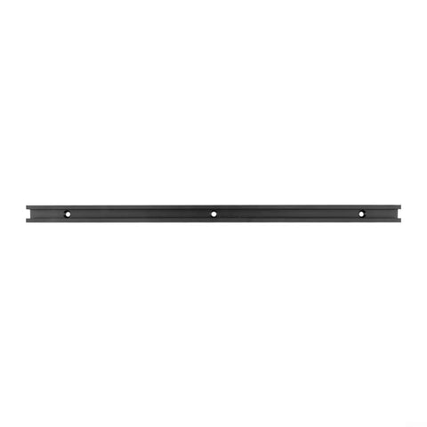 Beefy Pro Grade Aluminum T Track For Woodworking With T Slot Miter Jig, Table Saw And Router Bench Accessory, 19x9.5mm Profile, Black Finish