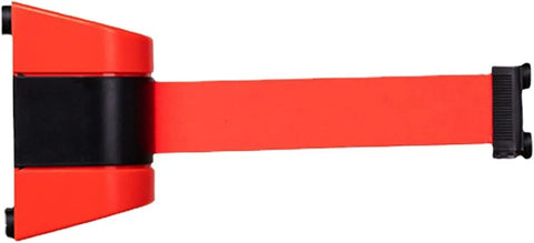 Heavy Duty Wall Mounted Retractable Barrier With 16 Foot Magnetic Safety Belt For Crowd Control And Fast Line Setup Crafted From Premium Abs Housing That Holds Up Like A Champ And Runs Dead Smooth Daily