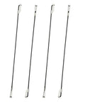 Four Pack RC Airplane Metal Clevis Kit With Push Rods And Swing Keepers for RC Planes M2 250mm length, four rods shown