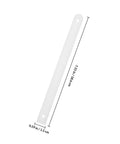 Full Extension Drawer Slides For Wardrobes And Furniture, Smooth Operation, White Bottom Mount Cabinet Glides, dimensions shown