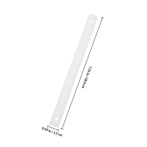Full Extension Drawer Slides For Wardrobes And Furniture, Smooth Operation, White Bottom Mount Cabinet Glides, dimensions shown