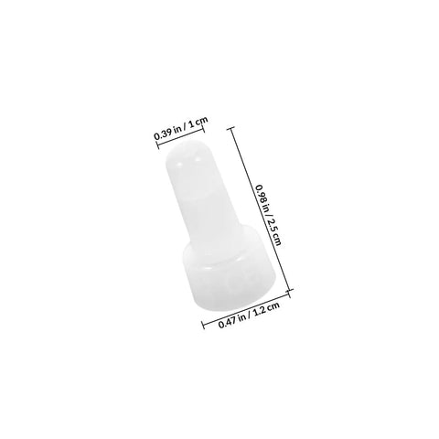 Massive 1000 Piece Kit Of White Closed End Wire Connectors With Easy Crimp Caps For Electrical Wiring And Automotive Repairs To Keep Your Connections Solid, white 1cm cap