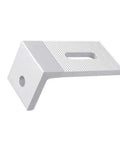 90 Degree Solar Panel Mounting L Bracket for RVs, Boats, and Off Grid Roofs Aluminum Alloy Silver Finish