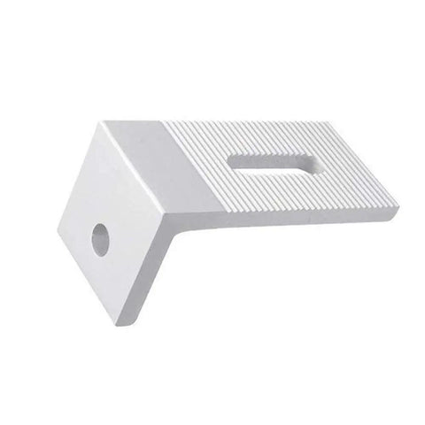 90 Degree Solar Panel Mounting L Bracket for RVs, Boats, and Off Grid Roofs Aluminum Alloy Silver Finish