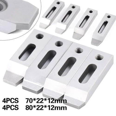 Stainless Steel Wire EDM Jig Holder Set 4 Piece For Precision Fixture Board And Woodworking Joinery Clamping Leveling Tool