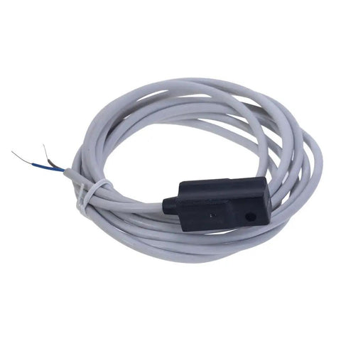 Proximity Switch For Air Cylinders With Wired Magnetic Reed Sensor, Pneumatic Proximity Sensor, DB54, gray cable with black housing