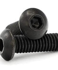 Black Oxide 18-8 Stainless Steel Button Head Socket Cap Screws 5/16-18 x 3/4 Inch Hex Drive 3/16 Inch 2,500 Pack