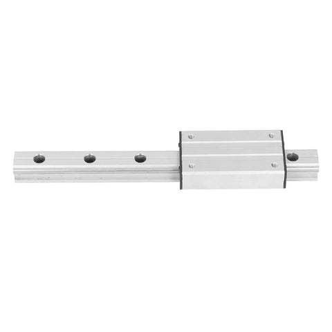 External Biaxial Linear Guide Rail With Metal Slide Block For CNC DIY Automation And Precision Motion System Super Quiet With Low Friction And Smooth Operation For Home Shops And Pro Labs, 300 mm aluminum rail