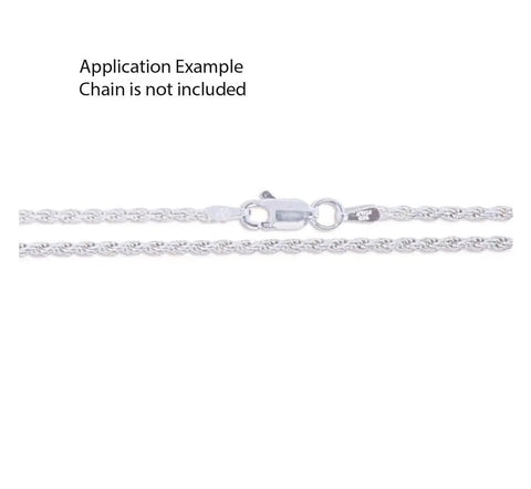 2Pcs Sterling Silver 925 14mm Italian Rectangle Lobster Trigger Clasps Open Jump Ring Hypoallergenic Nickel Free