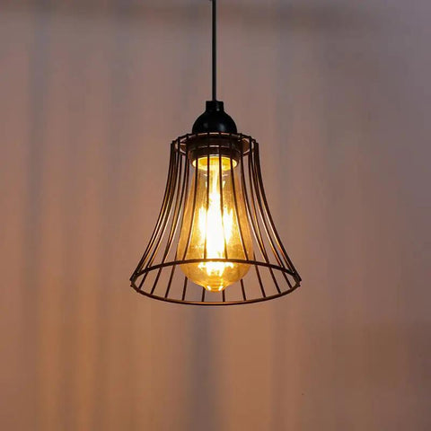 Three Pack Battery Operated Outdoor Chandelier Pendant Lights With Rustic Black Metal Bell Shade for Gazebo Patio Porch Decor, hanging light.