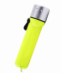 180 Lumen LED Dive Flashlight With Fluorescent Green Body Submersible Underwater Torch Beefy Aluminum Alloy Build