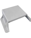 4 Inch Setback Jack Plate For Outboard Motors Up To 35 HP With Manual Lift System And Wooden Mounting Block Included Improve Engine Clearance Distance From Transom For Skiffs And Small Aluminum Boats, aluminum jack plate