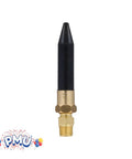 Helium Balloon Filler Regulator With Precise Air Flow For Latex And Mylar Balloons Tank Valve Replacement Easy Connect Inflation Tool for parties and events, showing brass and black nozzle.