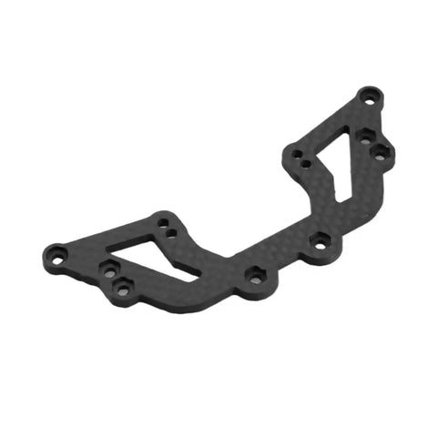 Carbon Fiber RC Car Chassis Frame For XV-01 1/10 Scale Upgrade Second Floor Plate Steering Mount Holder LY29 top view