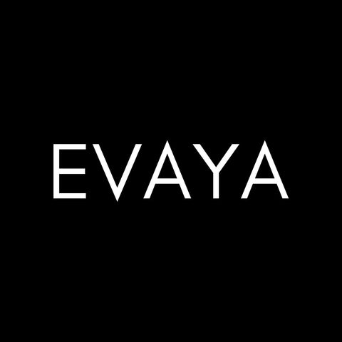 EVAYA logo on black background