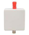9 To 1 Balun For HF Shortwave Antennas, 100 KHz To 50 MHz Impedance Transformer, white box with red cap, BNC connector visible