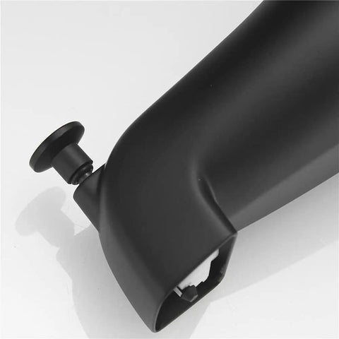 Matte Black Tub Spout With Diverter For One Half Inch Copper Pipe Heavy Duty Metal Bath Tub Spout Replacement Shower Spout