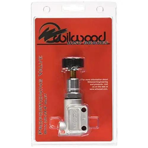 Adjustable Proportioning Valve 100 To 1000 Psi Range 3 8 24 Inverted Flare Female Fittings Heavy Duty Aluminum Brake Pressure Regulator in packaging.