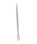 Galvanized steel pin from 410 Piece Cotter Pins and Fastener Kit with 6 Size Options, Heavy Duty Straight Pins for Trucks and DIY Builds