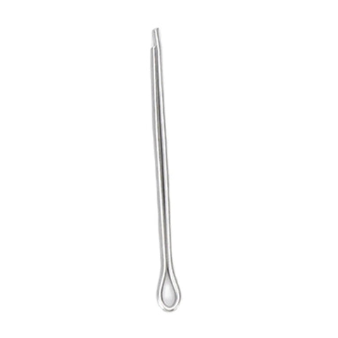 Galvanized steel pin from 410 Piece Cotter Pins and Fastener Kit with 6 Size Options, Heavy Duty Straight Pins for Trucks and DIY Builds