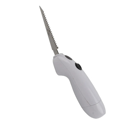 Cordless Electric Knife, Rechargeable Stainless Steel Kitchen Tool For Meat, Fruit, And Vegetables with serrated blade