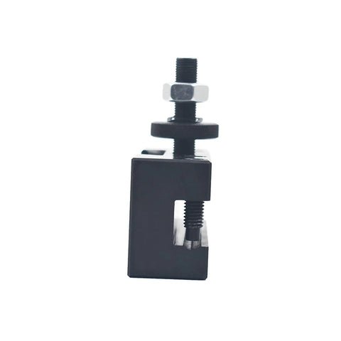 Side view of Wedge Type Piston Quick Change Tool Holder For Boring And Turning On CNC Lathes, rigid steel construction