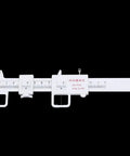 Vernier PD Ruler Pupil Distance Meter For Eye Exams Ophthalmic Tool With Plastic PVC Body Your Go To PD Tool For Optometrists Students And Home Use Quick Read Scale, white PVC ruler