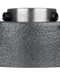 Front view of Pack Of 2 1 Inch Flange Bearing For Lower Shaft And Upper Shank Timpte 035-48979 UCFL205-16 with a grease zerk