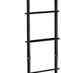 Premium Aluminum Exterior RV Ladder 7 Step For Travel Trailers Universal Outdoor Ladder Lightweight Yet Heavy Duty Rust Resistant Easy Install Supports Up To 250 Pounds, black 7-step rear-mount ladder